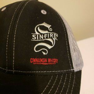 Sinfire Cinnamon Whisky Trucker Snapback Hat Cap